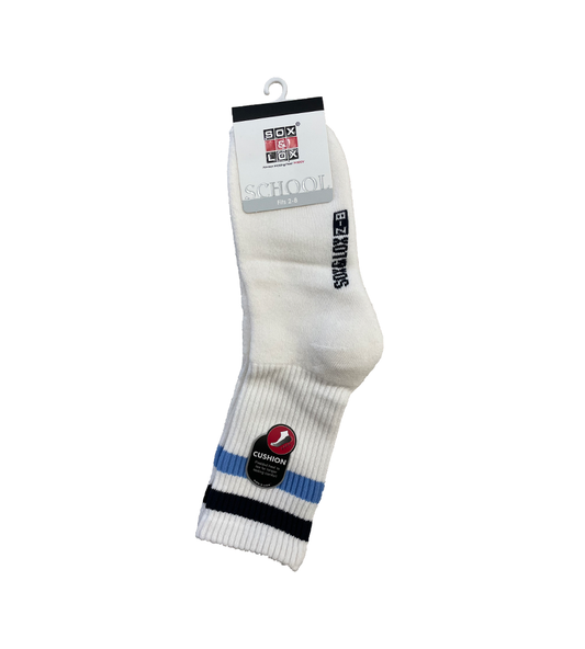 Navy/Sky Stripe Socks