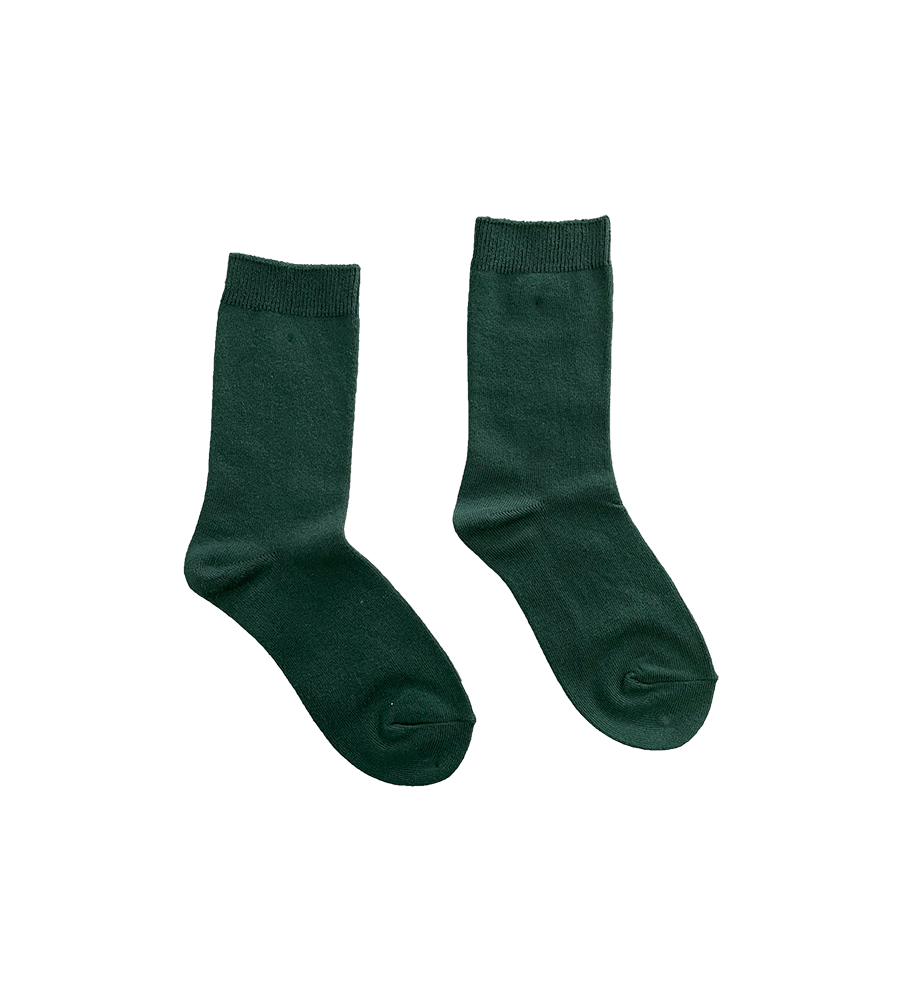 Kids Plain Crew Socks