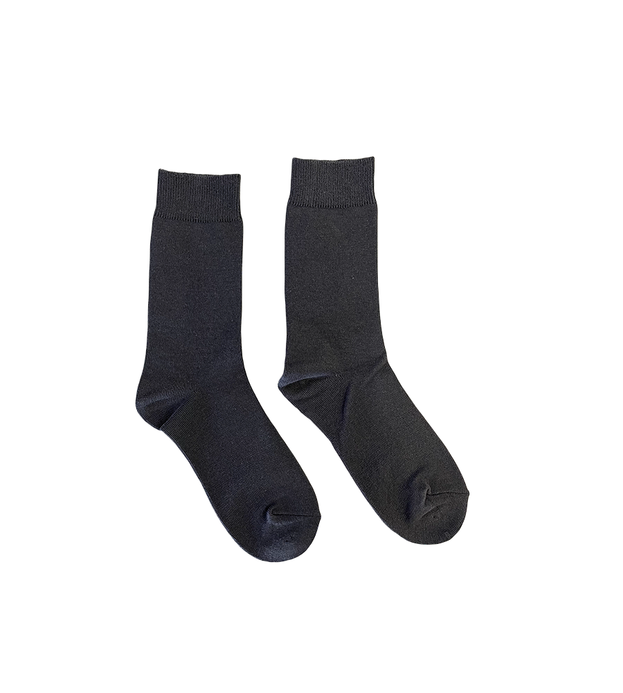 Kids Plain Crew Socks